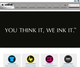 Novativeprinting.com(N.O. Vative Printing) Screenshot