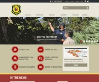 Novatofire.org(Novato Fire Protection District) Screenshot