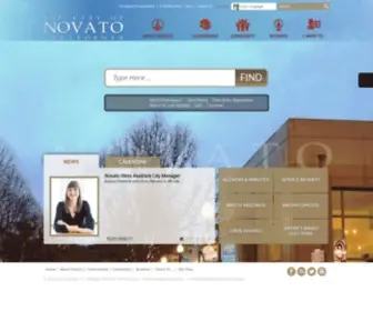 Novato.org(City of Novato) Screenshot