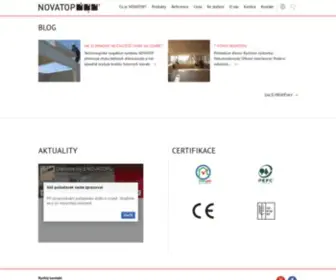 Novatop-SYstem.cz(Úvodní strana) Screenshot