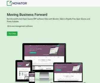 Novator.co(Official Odoo Partner in Pakistan) Screenshot