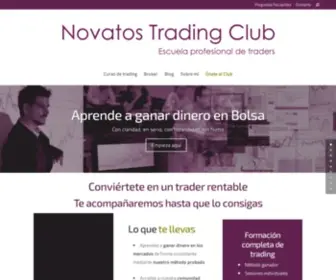 Novatostradingclub.com(Escuela profesional de traders) Screenshot
