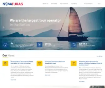 Novaturasgroup.com(Novaturas) Screenshot