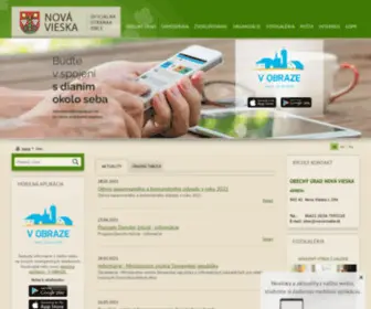 Novavieska.sk(Obec) Screenshot