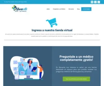 Novavitasalud.com(Novavita Salud) Screenshot