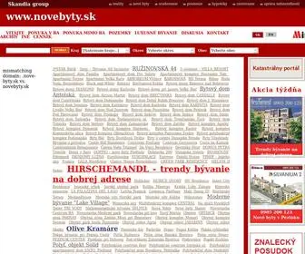 Nove-BYTY.sk(NovÃ©) Screenshot