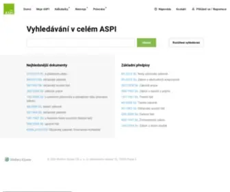Noveaspi.cz(ASPI) Screenshot