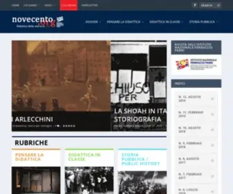 Novecento.org(Rivista dell'Istituto Nazionale Ferruccio Parri Novecento) Screenshot