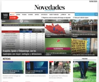 Novedadesaca.mx(Periódico Novedades) Screenshot