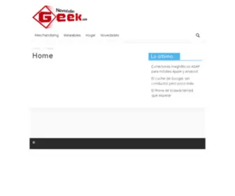 Novedadesgeek.com(The Leading Novedades Geek Site on the Net) Screenshot