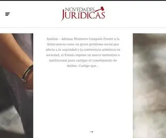 Novedadesjuridicas.com.ec(Novedades Jurídicas) Screenshot