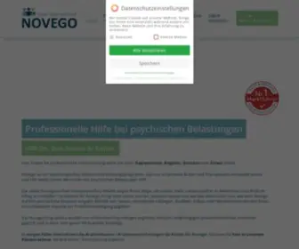 Novego.de(Professionelle Hilfe bei psychischen Problemen) Screenshot