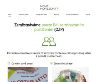 Novehorizonty.cz(O nás) Screenshot