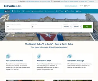 Novelacuba.com(Rent a Car in Cuba) Screenshot