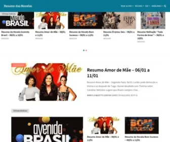 Novelasdobrasil.com.br(Resumo Novela) Screenshot