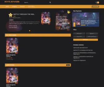 Novelaswuxia.com(Novelas Ligeras Subtituladas al Español) Screenshot