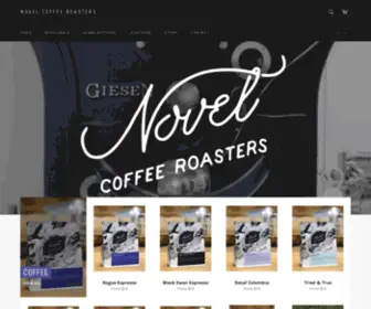 Novelcoffeeroasters.com(Wholesale coffee roaster producing vibrant single origin and espresso coffee) Screenshot