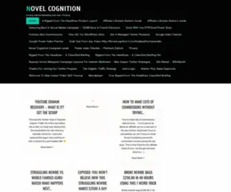 Novelcognition.com(Driving Internet Marketing with New Thinking) Screenshot