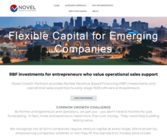 Novelgp.com(Novel Growth Partners) Screenshot