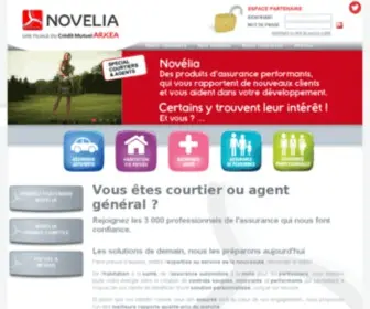 Novelia.fr(Vous avancez l'assurance aussi) Screenshot