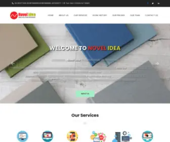 Novelidea.info(Novel Idea Web Solution Provider) Screenshot