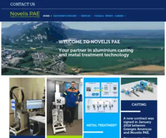 Novelispae.com(Novelis PAE) Screenshot