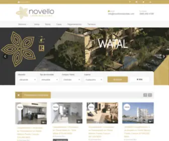 Novellorealestate.com(Novello Luxury Real Estate) Screenshot