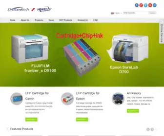 Novelly.com(Manufacturers for LFP cartridge) Screenshot