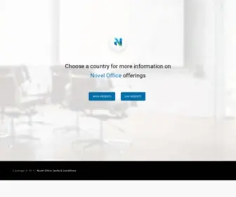 Noveloffice.com(Rent Serviced Office Spaces in India & the US) Screenshot