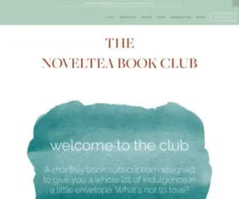 Novelteabookclub.com(The NovelTea Book Club) Screenshot