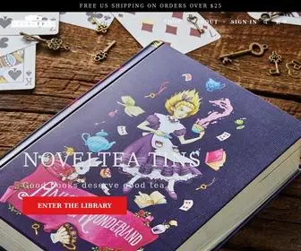 Novelteatins.com(Tea Tins by NovelTeas) Screenshot