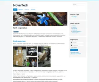 Noveltech.com.mx(Soluciones en TI) Screenshot