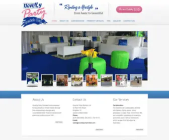 Noveltypartyrentals.com(Renting a Lifestyle) Screenshot