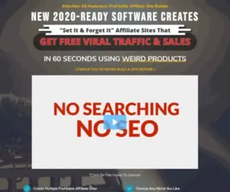 Noveltysitebuilder.com(Novelty site builder) Screenshot