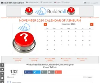 November-Calendar.com(NOVEMBER 2014 CALENDAR OF THE MONTH) Screenshot