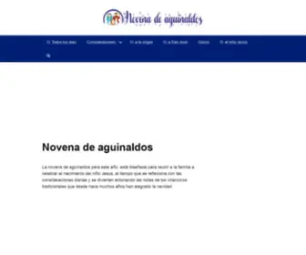 Novenadeaguinaldos.com(Novena de aguinaldos) Screenshot