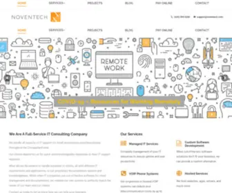 Noventech.com(Noventech) Screenshot