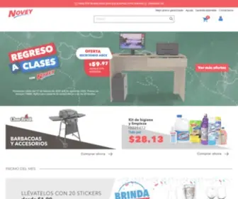 Novey.com.pa(Remodela, mejora y decora tu hogar al mejor precio garantizado) Screenshot