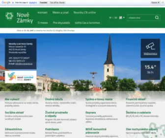 Novezamky.sk(Mesto Nové Zámky) Screenshot