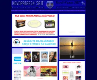 Novi-Pazar.net(REGIONALNI INTERNET PORTAL) Screenshot