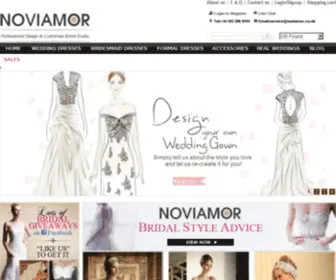 Noviamor.co.uk(Cheap Wedding Dresses) Screenshot