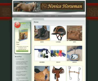 Novicehorseman.com(Novice Horseman) Screenshot