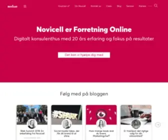 Novicell.dk(Novicell konsulenthus) Screenshot