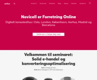 Novicell.no(Digitalbyrå) Screenshot