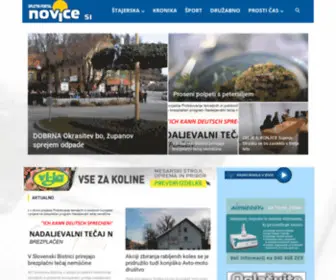 Novice.si(Tajerski spletni portal) Screenshot
