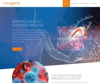 Novigenix.com(The leading Immuno) Screenshot