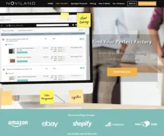 Noviland.com(Global Sourcing & Purchasing) Screenshot