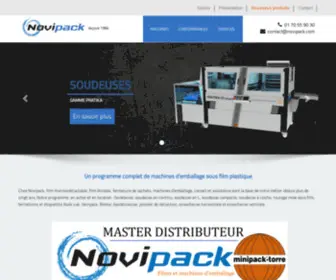 Novipack.com(Depuis 1984) Screenshot