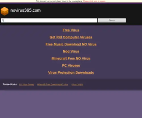Novirus365.com(Free antivirus software) Screenshot