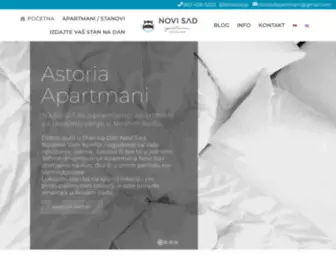 Novisadapartmani.com(Stan Na Dan Novi Sad) Screenshot